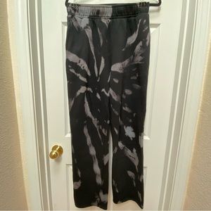And Now This Black Tie Dye Straight Leg Sweatpants